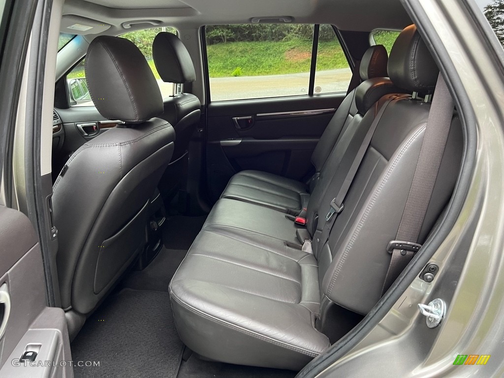 Cocoa Black Interior 2012 Hyundai Santa Fe Limited Photo #146628751
