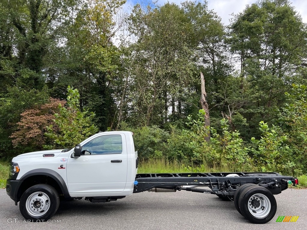 Bright White 2024 Ram 5500 Tradesman Regular Cab Chassis Exterior Photo #146629048