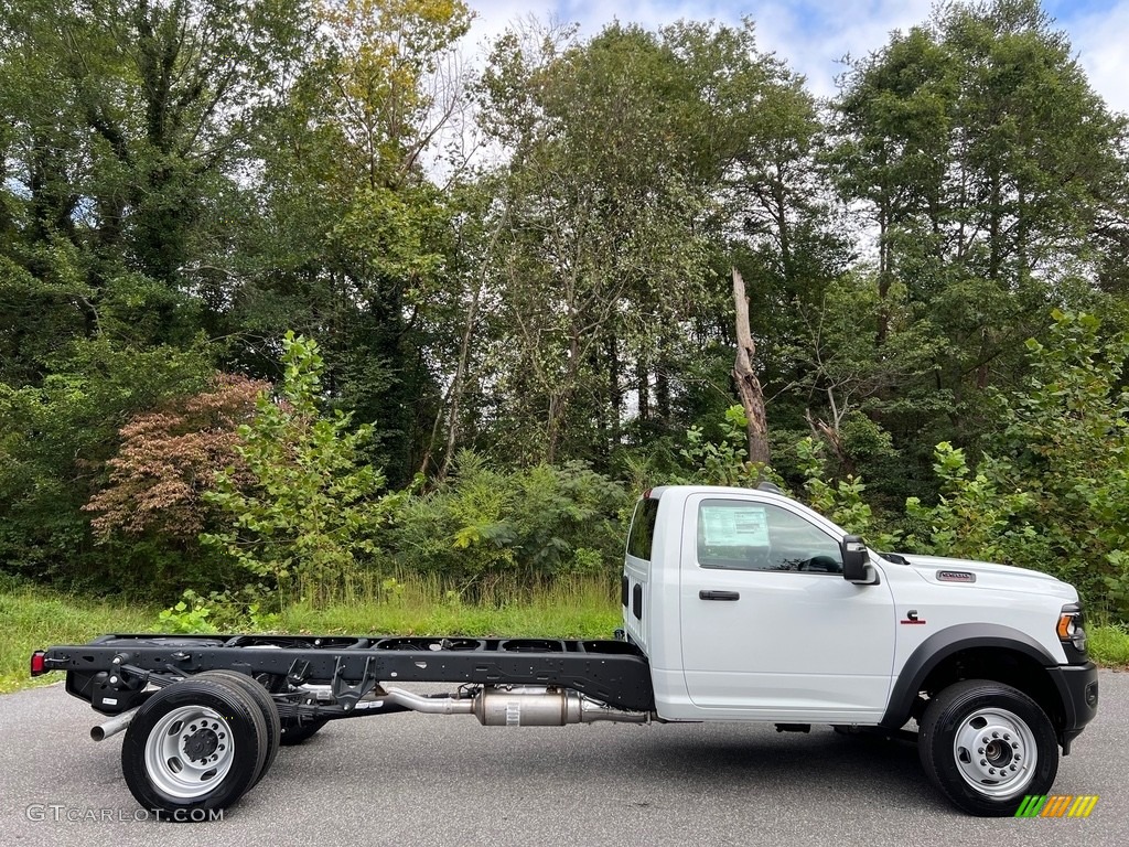 Bright White 2024 Ram 5500 Tradesman Regular Cab Chassis Exterior Photo #146629151