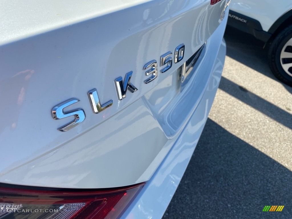2013 SLK 350 Roadster - Arctic White / Bengal Red/Black photo #5