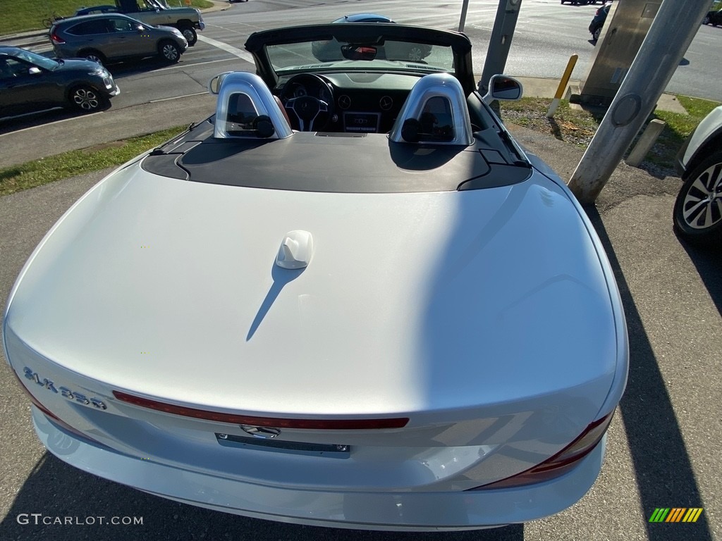 2013 SLK 350 Roadster - Arctic White / Bengal Red/Black photo #7