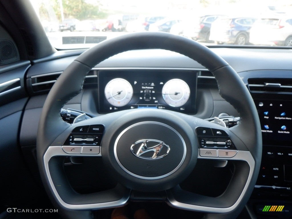 2024 Hyundai Santa Cruz Limited AWD Black Steering Wheel Photo #146629648