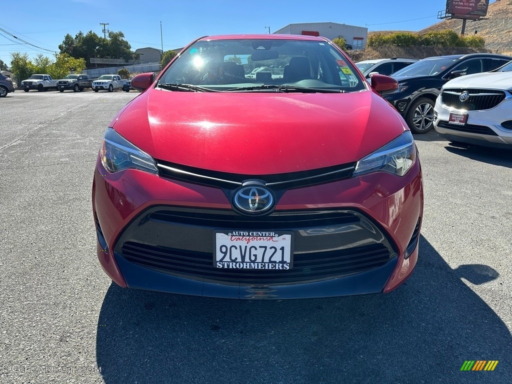 2019 Corolla LE - Barcelona Red Metallic / Black photo #2