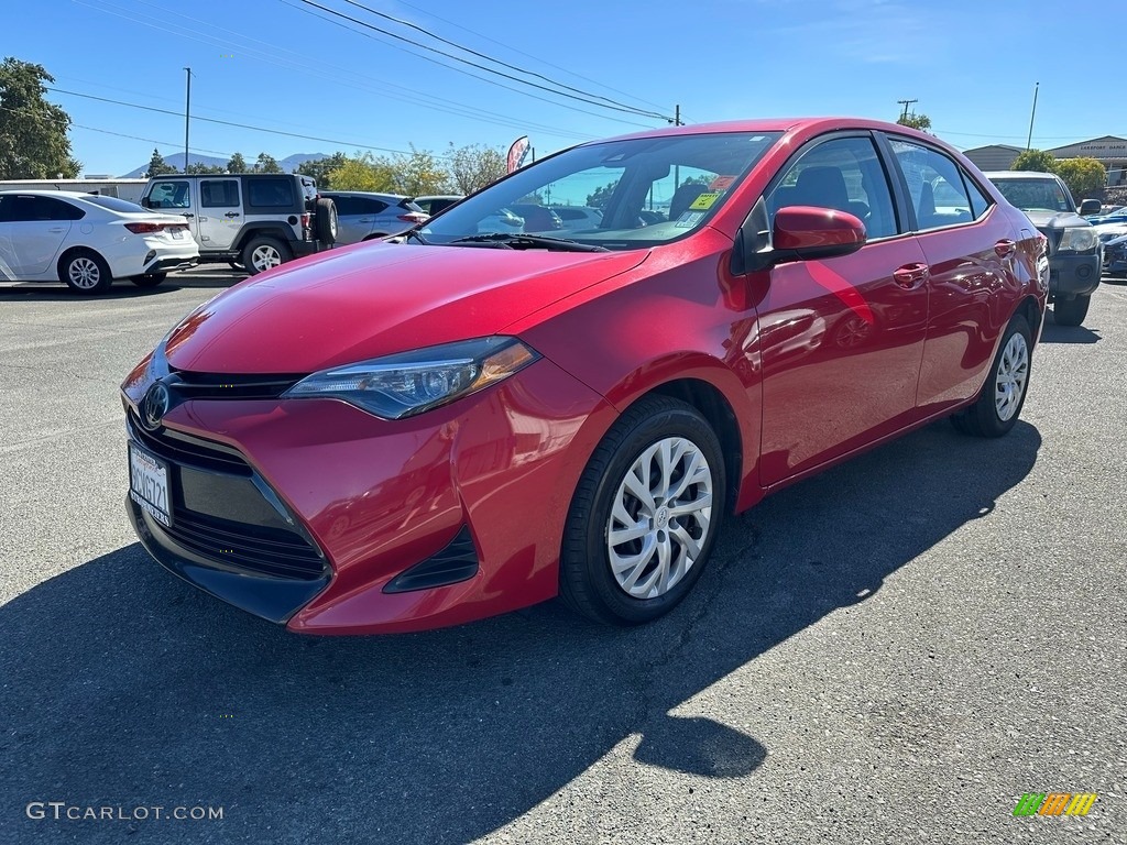 2019 Corolla LE - Barcelona Red Metallic / Black photo #3