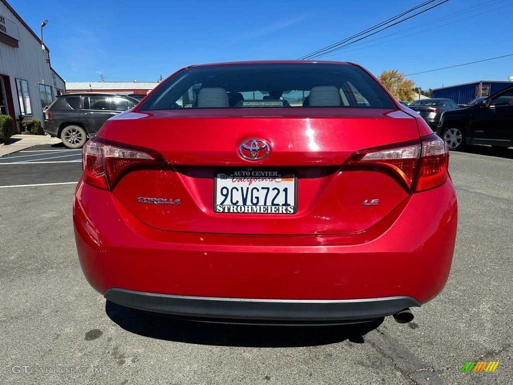 2019 Corolla LE - Barcelona Red Metallic / Black photo #5