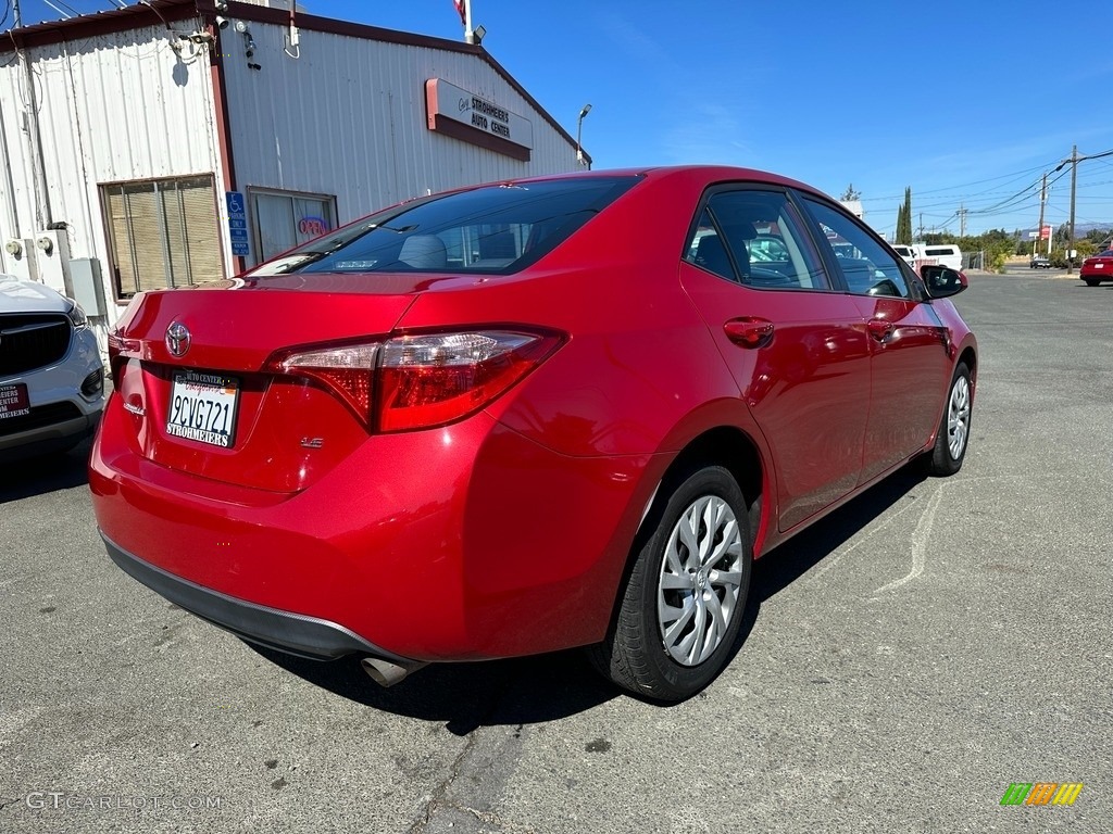 2019 Corolla LE - Barcelona Red Metallic / Black photo #6