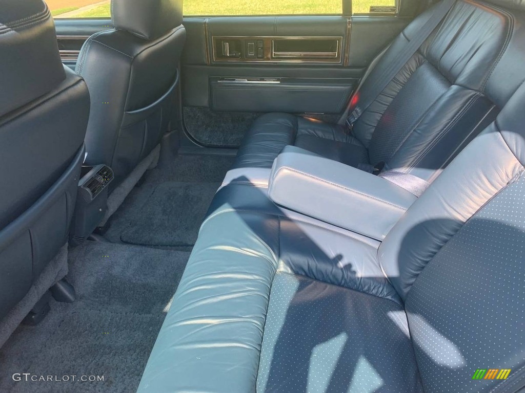 Blue Interior 1992 Cadillac DeVille Sedan Photo #146630236