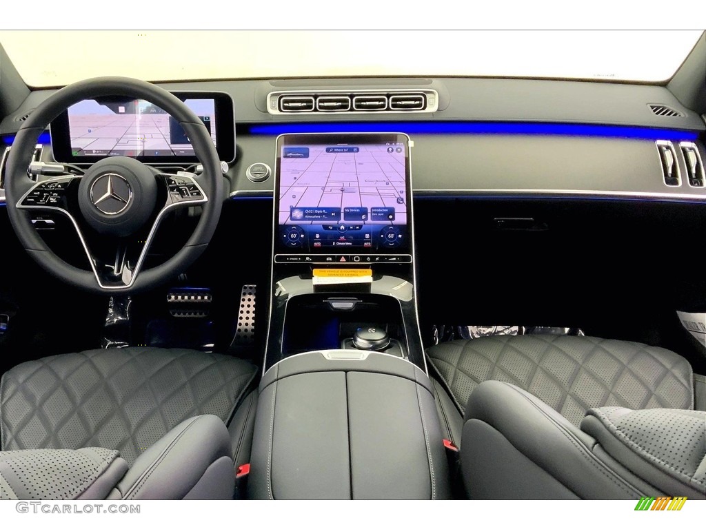 2023 Mercedes-Benz S 580 4Matic Sedan Black Dashboard Photo #146630266