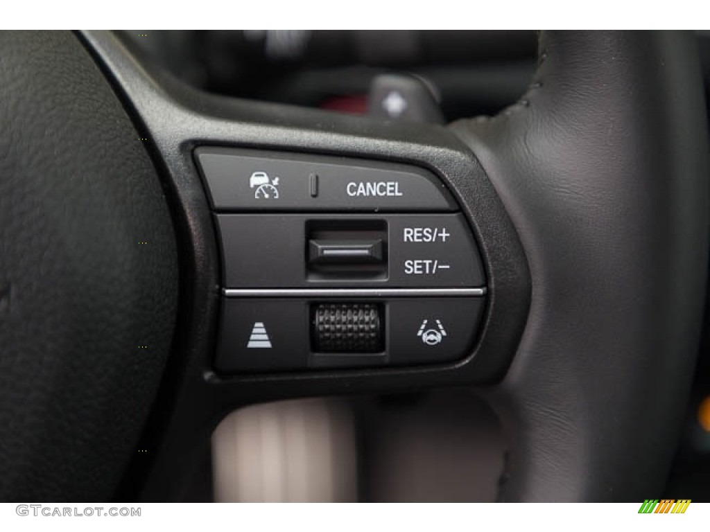 2024 Honda Accord Sport-L Hybrid Black Steering Wheel Photo #146630446