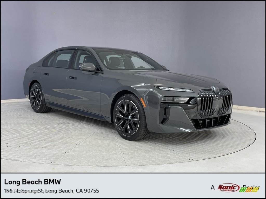 2024 7 Series 740i Sedan - Dravit Grey Metallic / Black photo #1