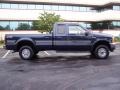 2001 True Blue Metallic Ford F250 Super Duty XLT SuperCab 4x4  photo #20