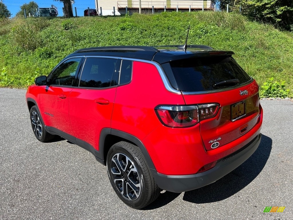 Redline Pearl 2023 Jeep Compass Limited 4x4 Exterior Photo #146630758