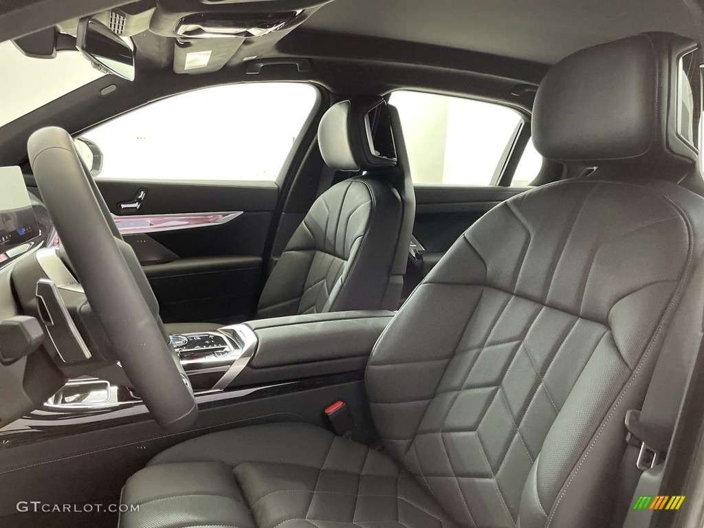Black Interior 2024 BMW 7 Series 740i Sedan Photo #146630902