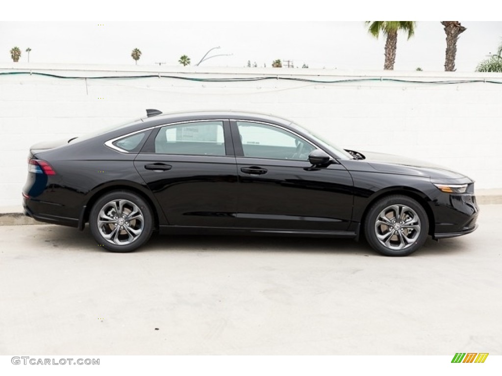 Crystal Black Pearl 2024 Honda Accord EX-L Hybrid Exterior Photo #146630929