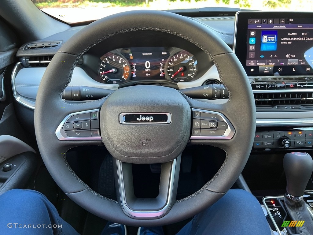 2023 Jeep Compass Limited 4x4 Black Steering Wheel Photo #146630971