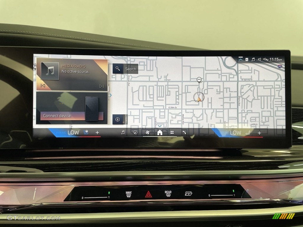 2024 BMW 7 Series 740i Sedan Navigation Photo #146631001
