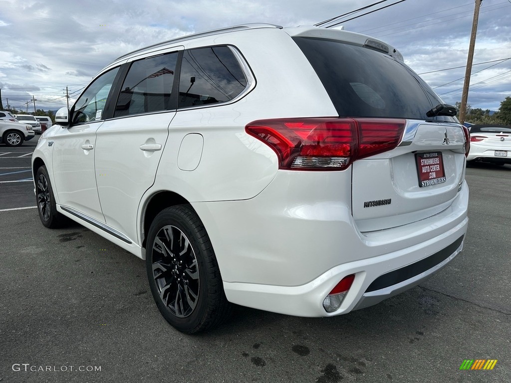 Diamond White Pearl 2018 Mitsubishi Outlander SEL S-AWC Plug-In Hybrid Exterior Photo #146631004