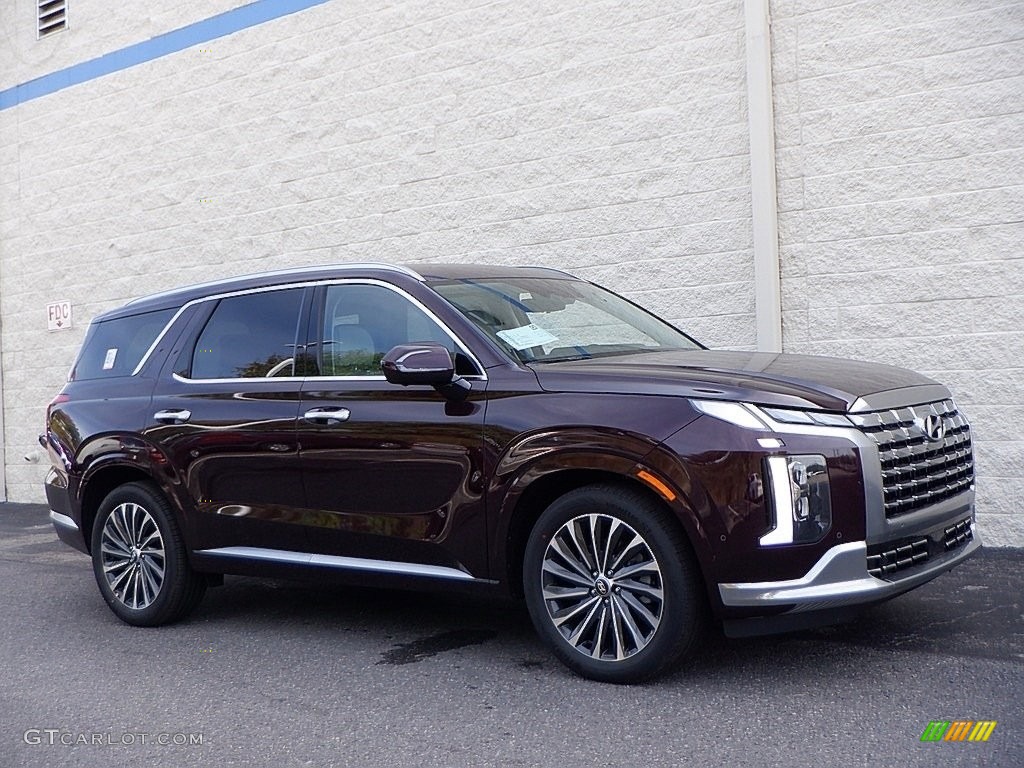 2024 Palisade Calligraphy AWD - Sierra Burgundy / Navy/Beige photo #1