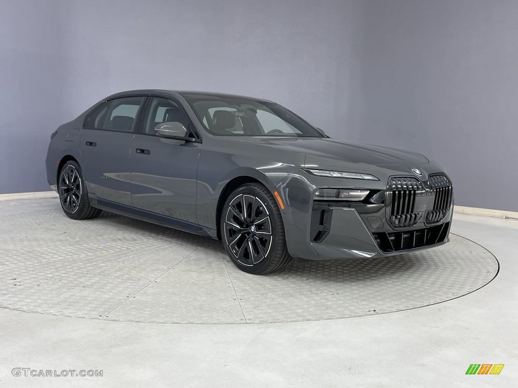 Dravit Grey Metallic 2024 BMW 7 Series 740i Sedan Exterior Photo #146631340