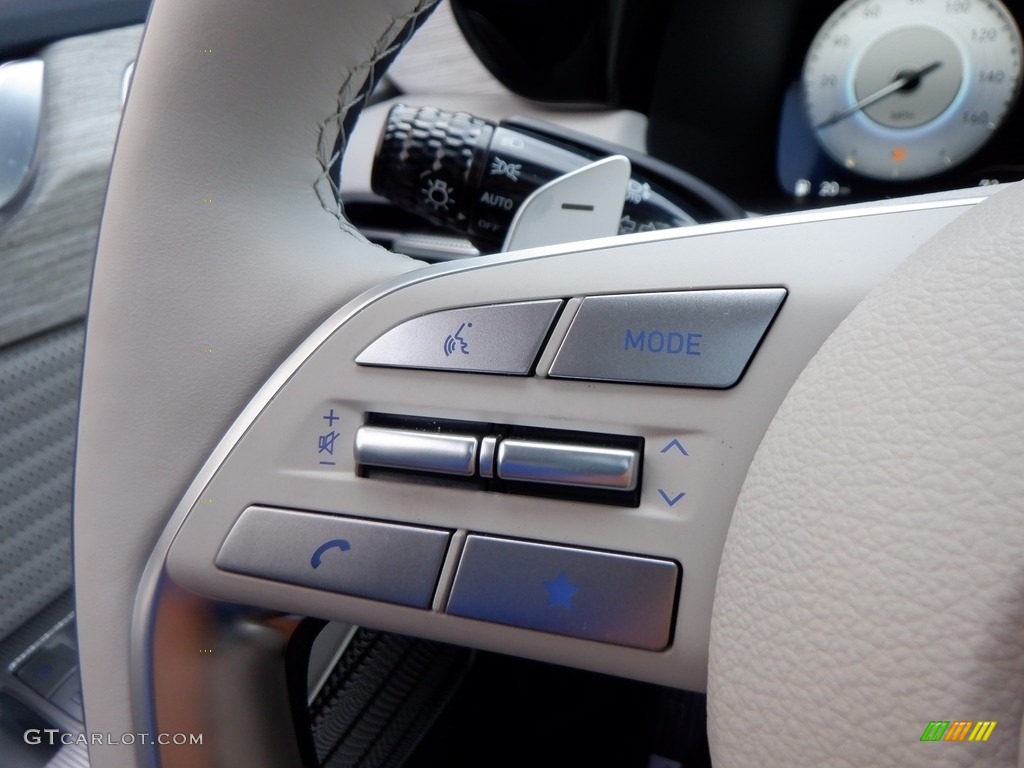 2024 Hyundai Palisade Calligraphy AWD Navy/Beige Steering Wheel Photo #146631637