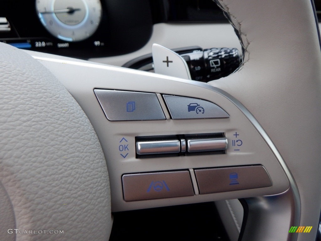 2024 Hyundai Palisade Calligraphy AWD Navy/Beige Steering Wheel Photo #146631664