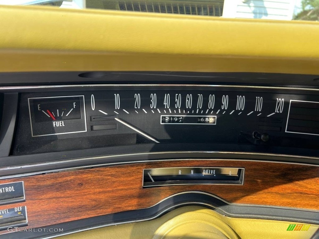 1973 Cadillac DeVille Coupe Gauges Photo #146631796