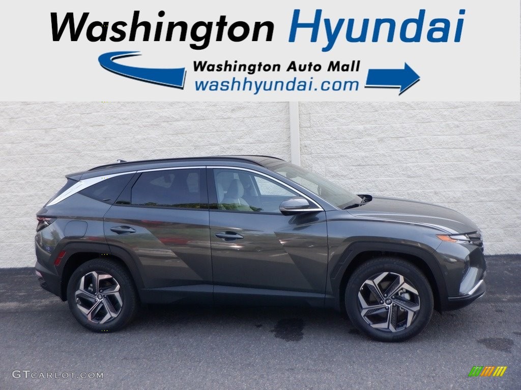 2024 Tucson Limited Plug-In Hybrid AWD - Amazon Gray / Gray photo #2