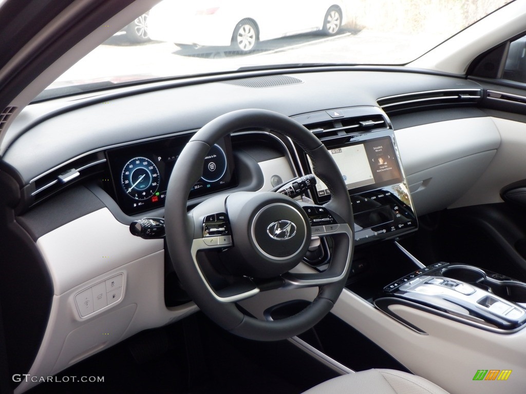 2024 Hyundai Tucson Limited Plug-In Hybrid AWD Gray Dashboard Photo #146632105