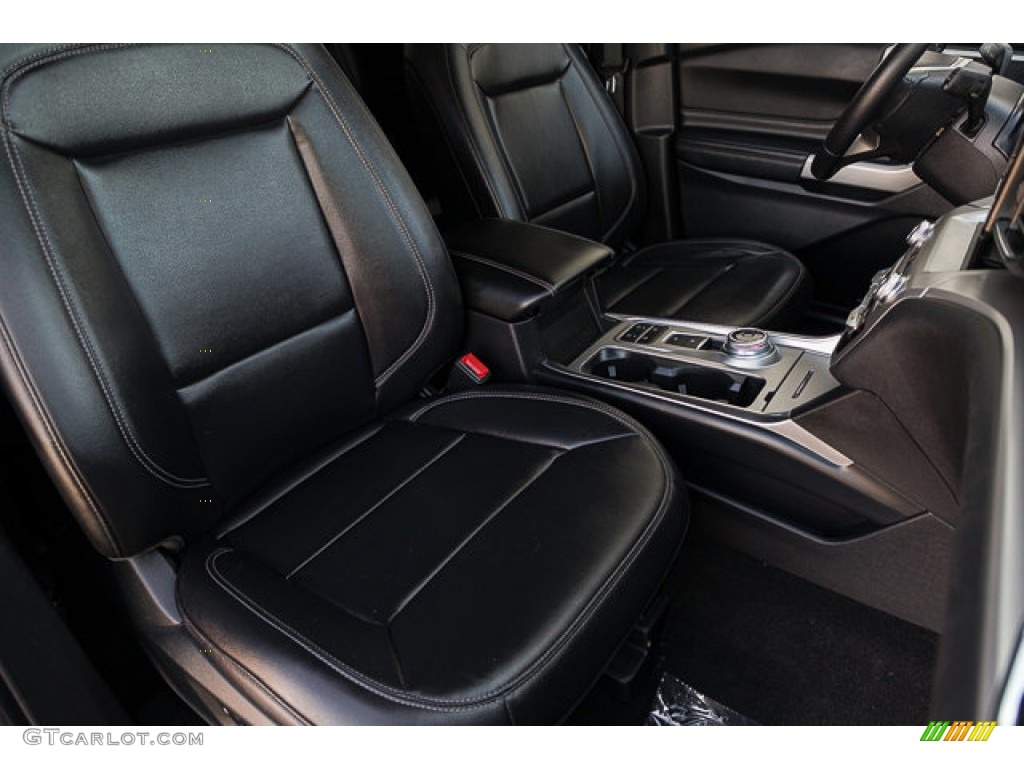 Ebony Interior 2021 Ford Explorer XLT Photo #146632888