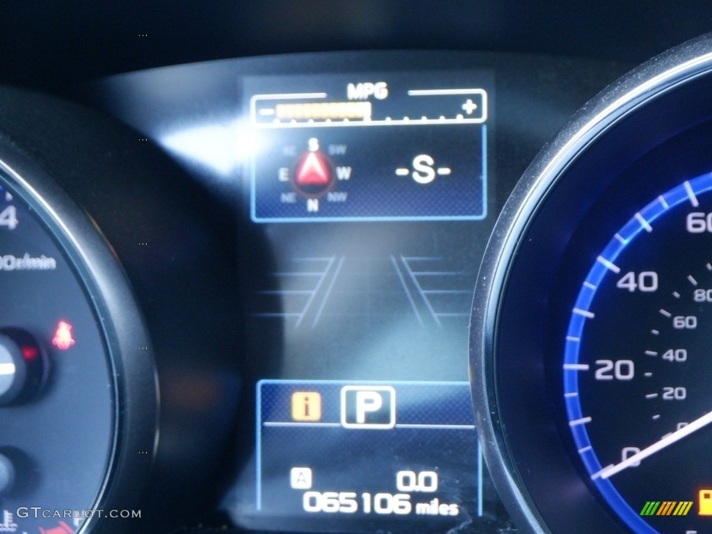 2016 Outback 2.5i Limited - Carbide Gray Metallic / Slate Black photo #40