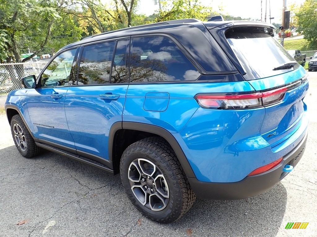 Hydro Blue Pearl 2023 Jeep Grand Cherokee Trailhawk 4XE Exterior Photo #146632975