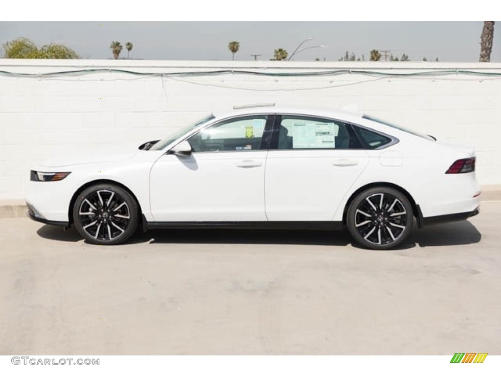 Platinum White Pearl 2024 Honda Accord Touring Hybrid Exterior Photo #146633452