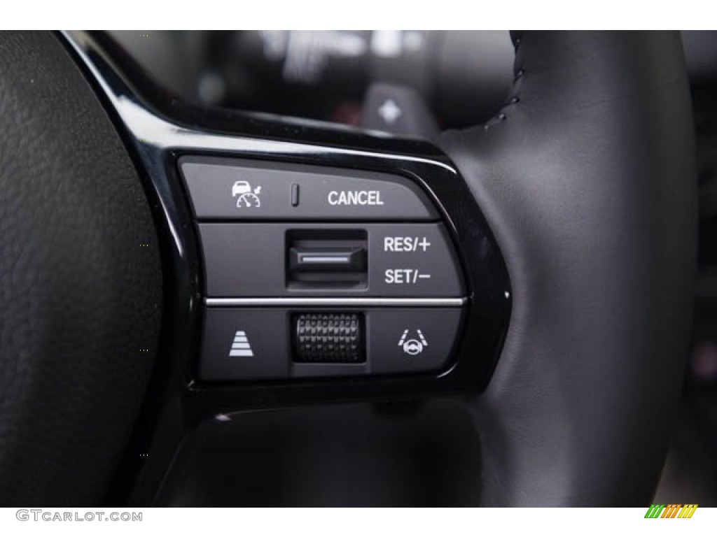 2024 Honda Accord Touring Hybrid Gray Steering Wheel Photo #146633776