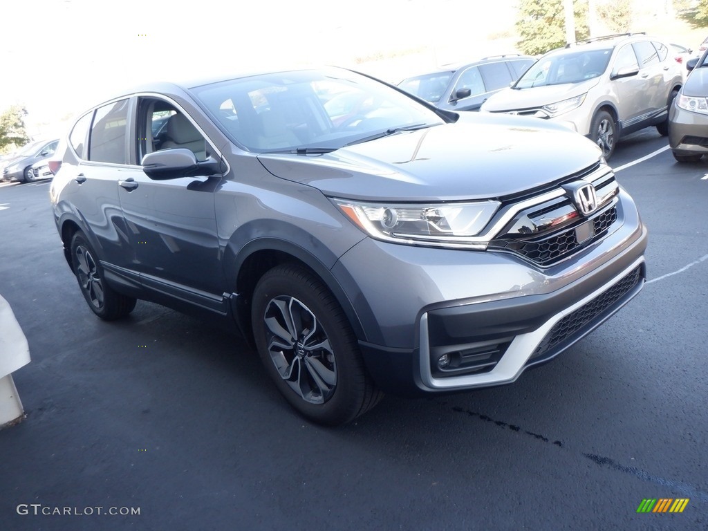 2020 CR-V EX AWD - Modern Steel Metallic / Gray photo #4
