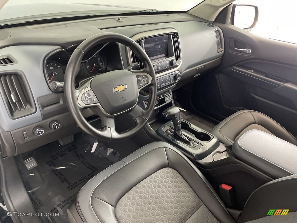 Jet Black Interior 2021 Chevrolet Colorado Z71 Crew Cab 4x4 Photo #146633935