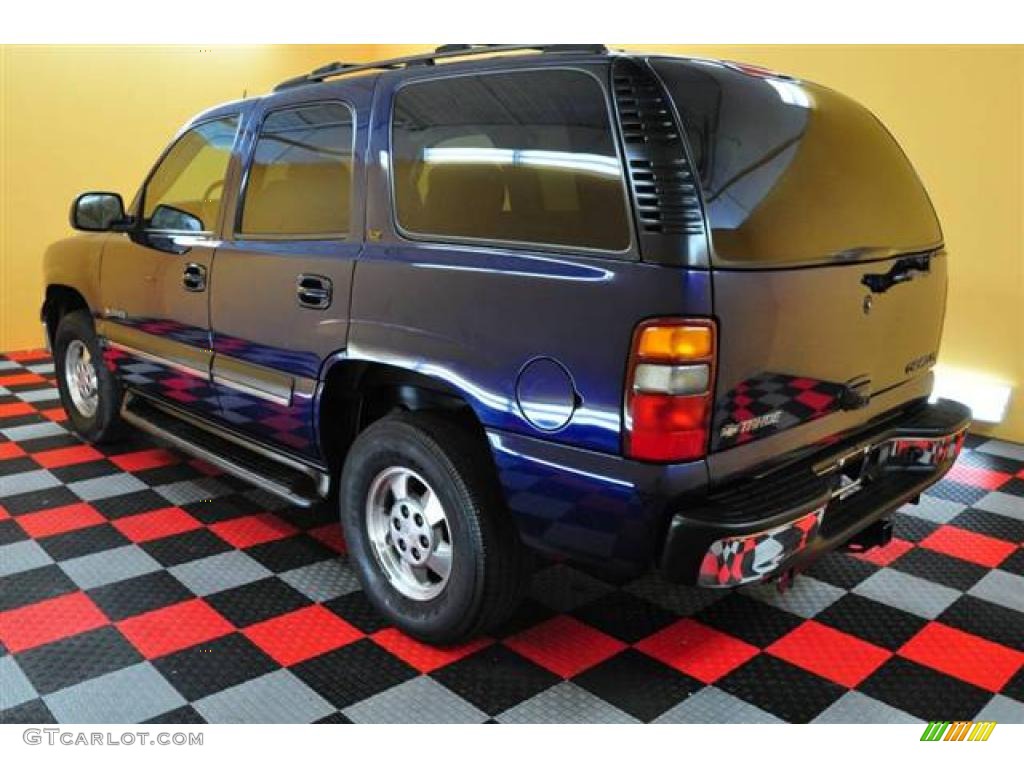 2002 Tahoe LT 4x4 - Indigo Blue Metallic / Tan/Neutral photo #4