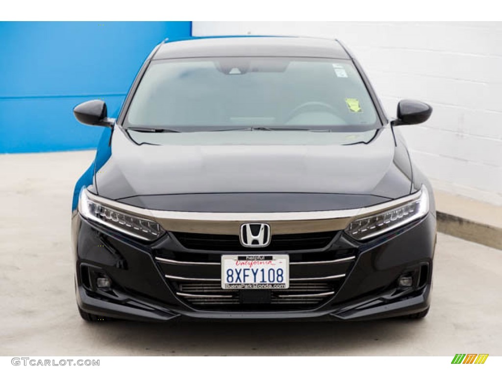 2021 Accord Sport - Crystal Black Pearl / Black photo #7