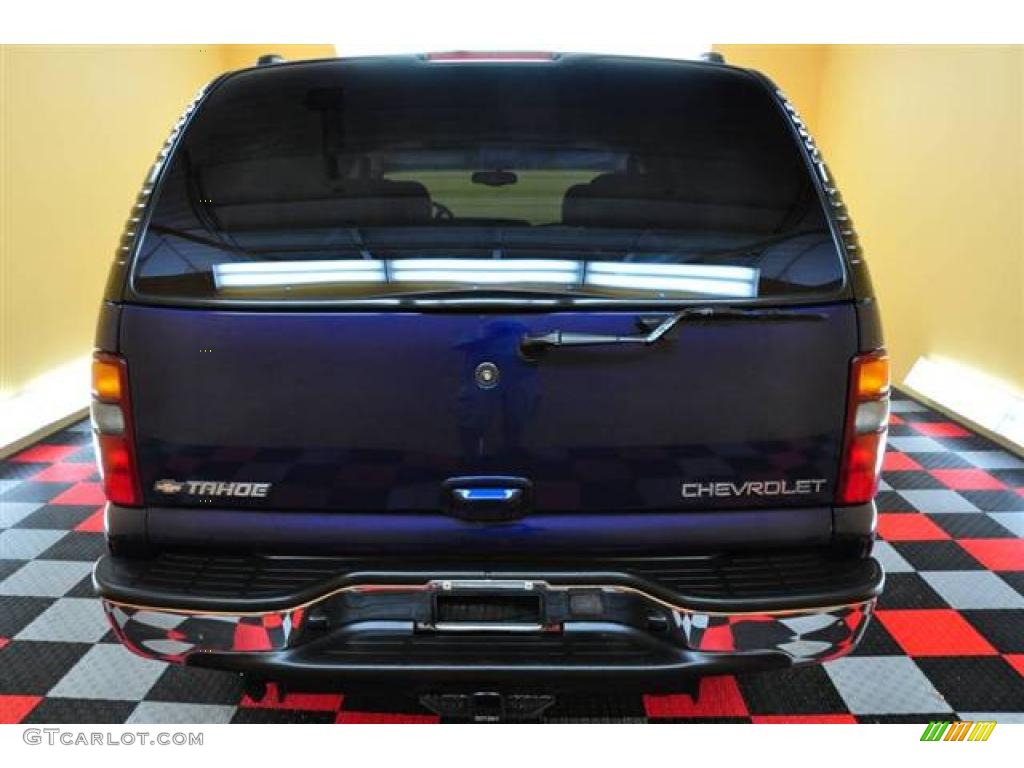 2002 Tahoe LT 4x4 - Indigo Blue Metallic / Tan/Neutral photo #5