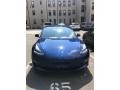 2021 Deep Blue Metallic Tesla Model 3 Standard Range Plus  photo #3