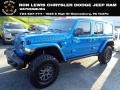 2022 Hydro Blue Pearl Jeep Wrangler Unlimited Rubicon 392 4x4  photo #1