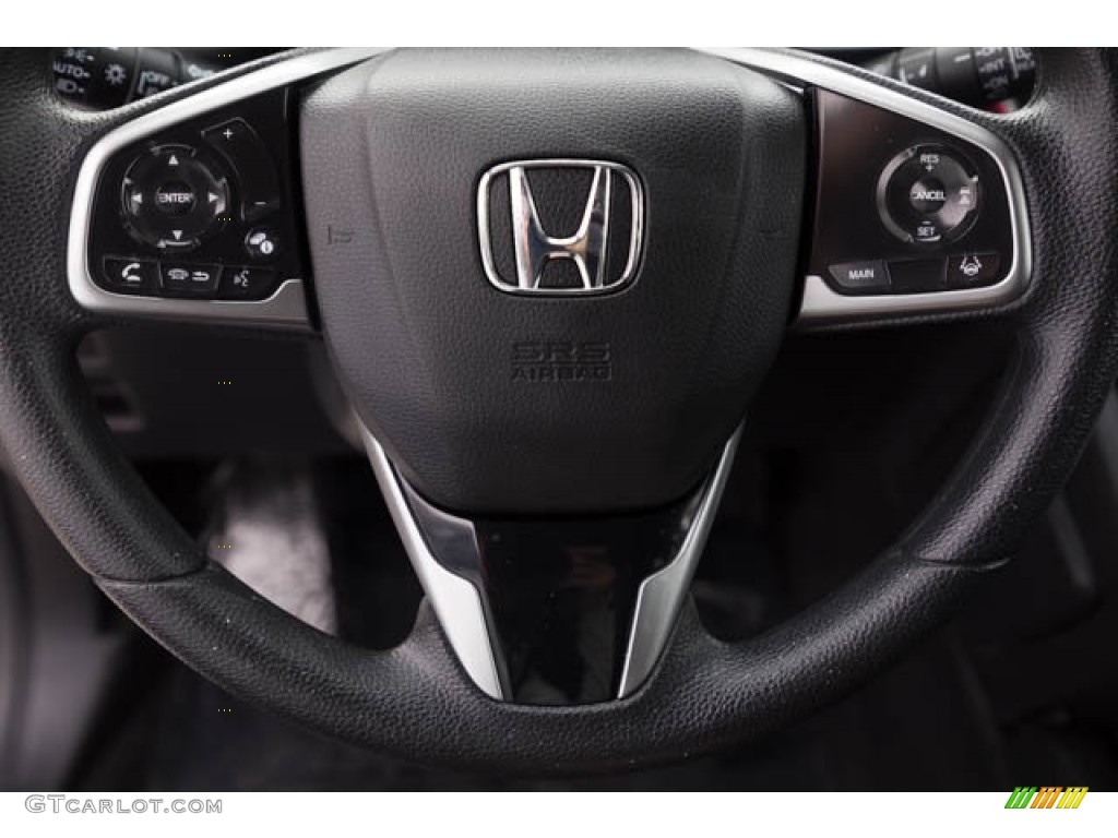 2020 Honda CR-V EX Black Steering Wheel Photo #146635267