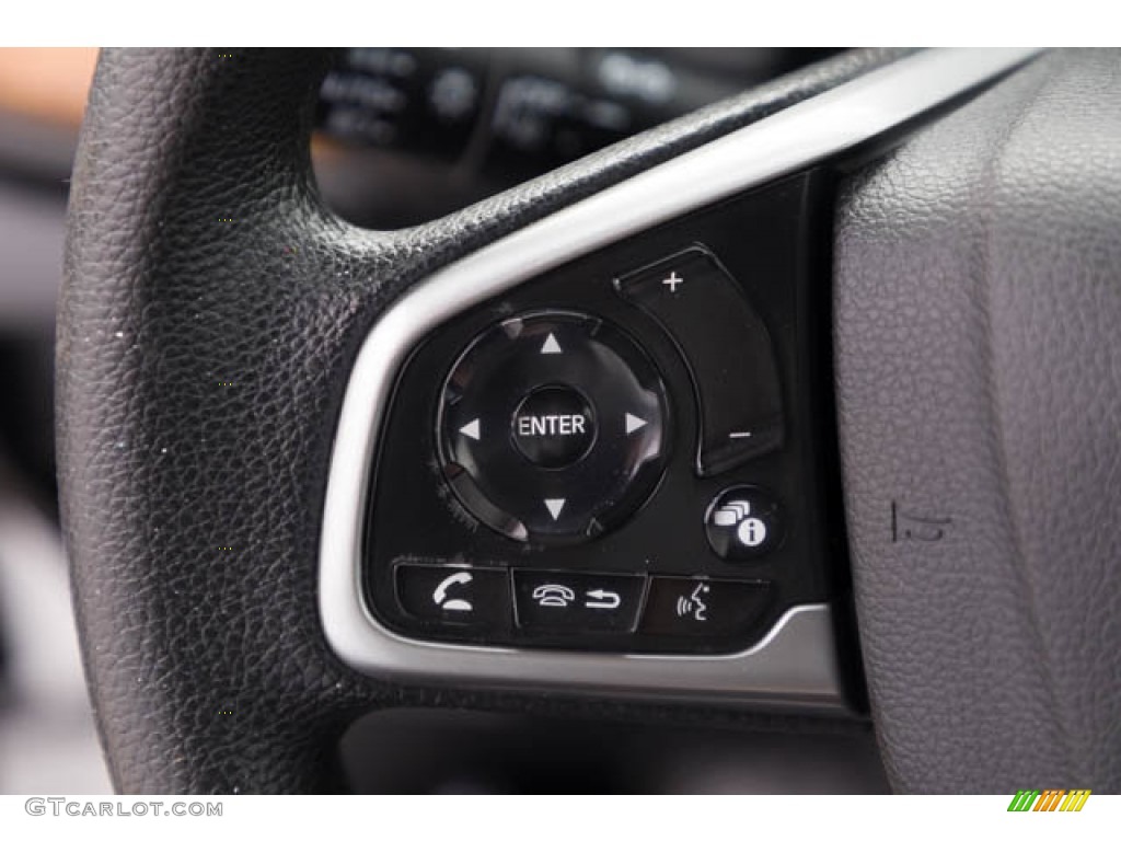 2020 Honda CR-V EX Black Steering Wheel Photo #146635285