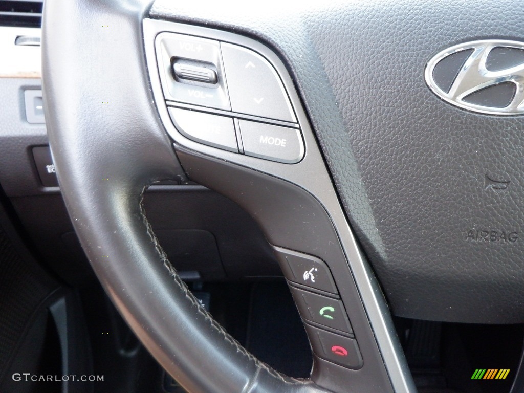 2015 Hyundai Santa Fe Sport 2.0T AWD Beige Steering Wheel Photo #146635312