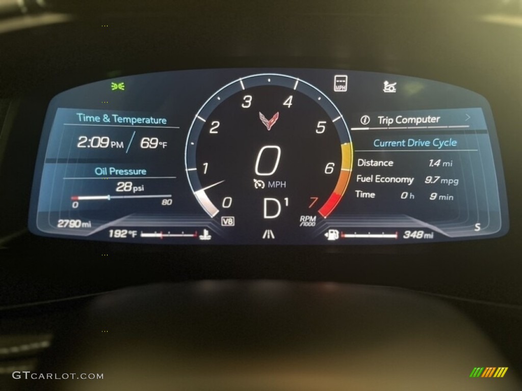 2021 Chevrolet Corvette Stingray Coupe Gauges Photos