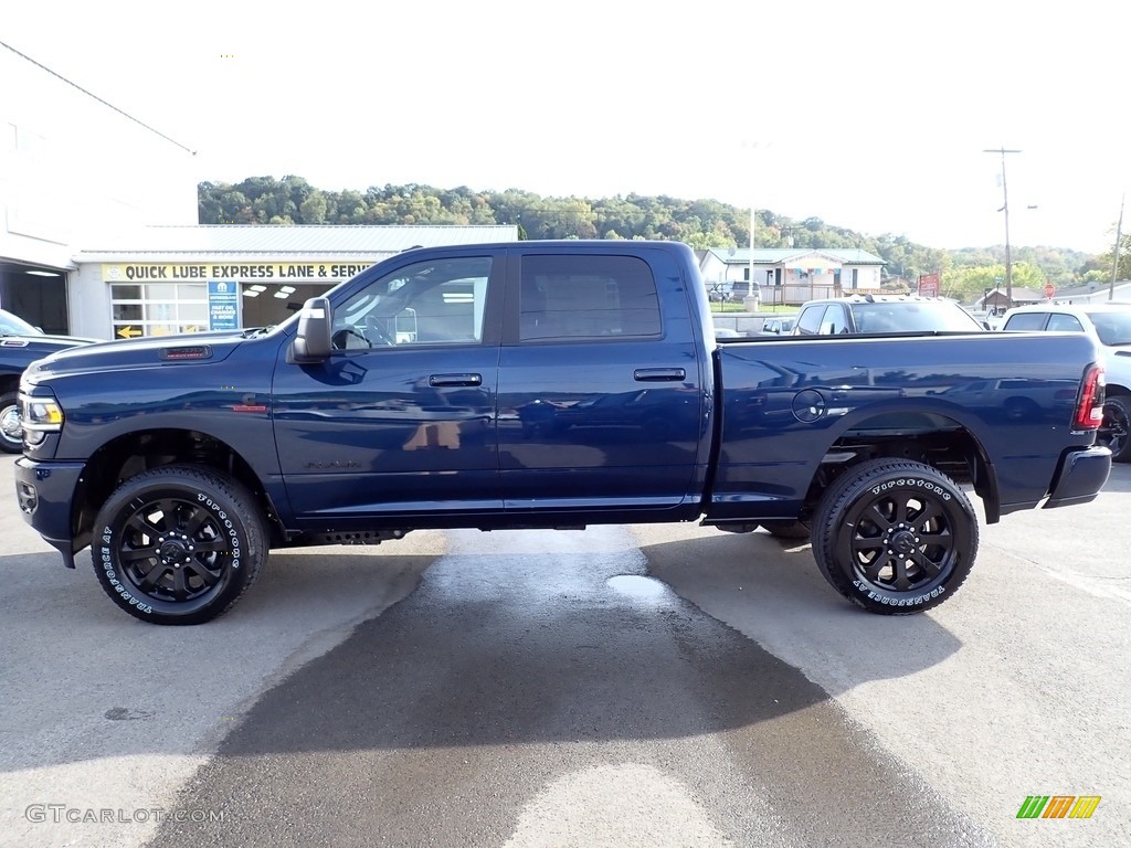 2024 2500 Laramie Crew Cab 4x4 - Patriot Blue Pearl / Black photo #2