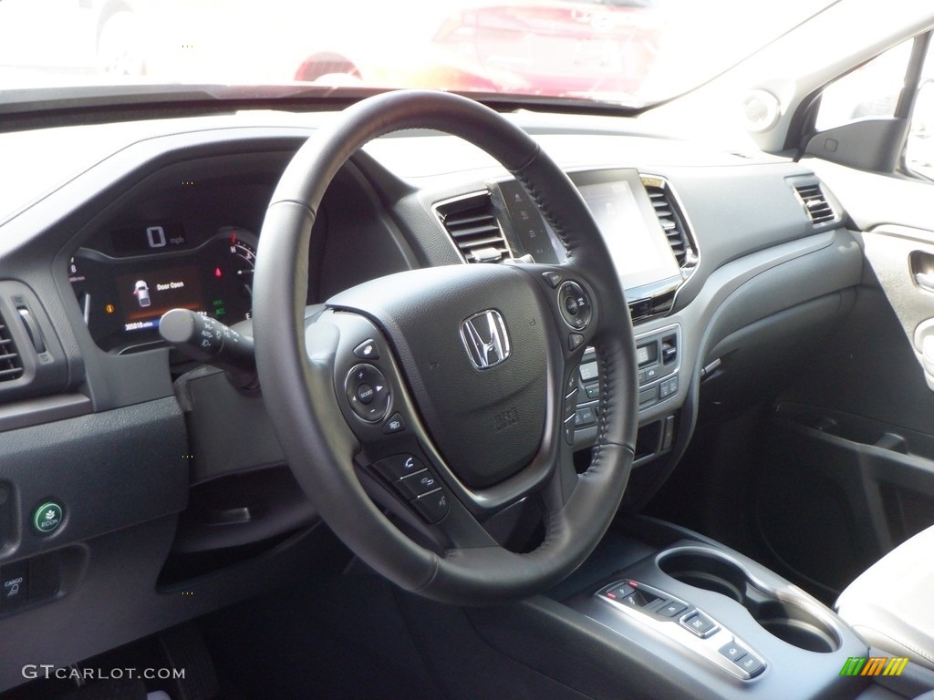2023 Honda Ridgeline RTL AWD Black Steering Wheel Photo #146635914