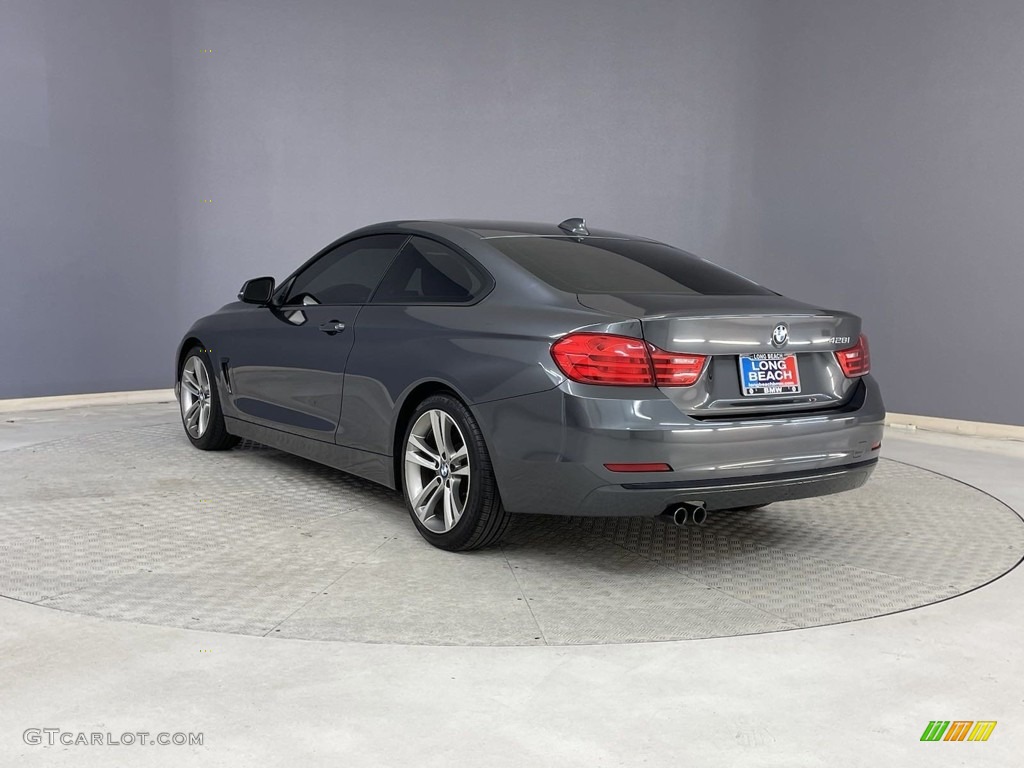 2014 4 Series 428i Coupe - Mineral Grey Metallic / Black photo #3