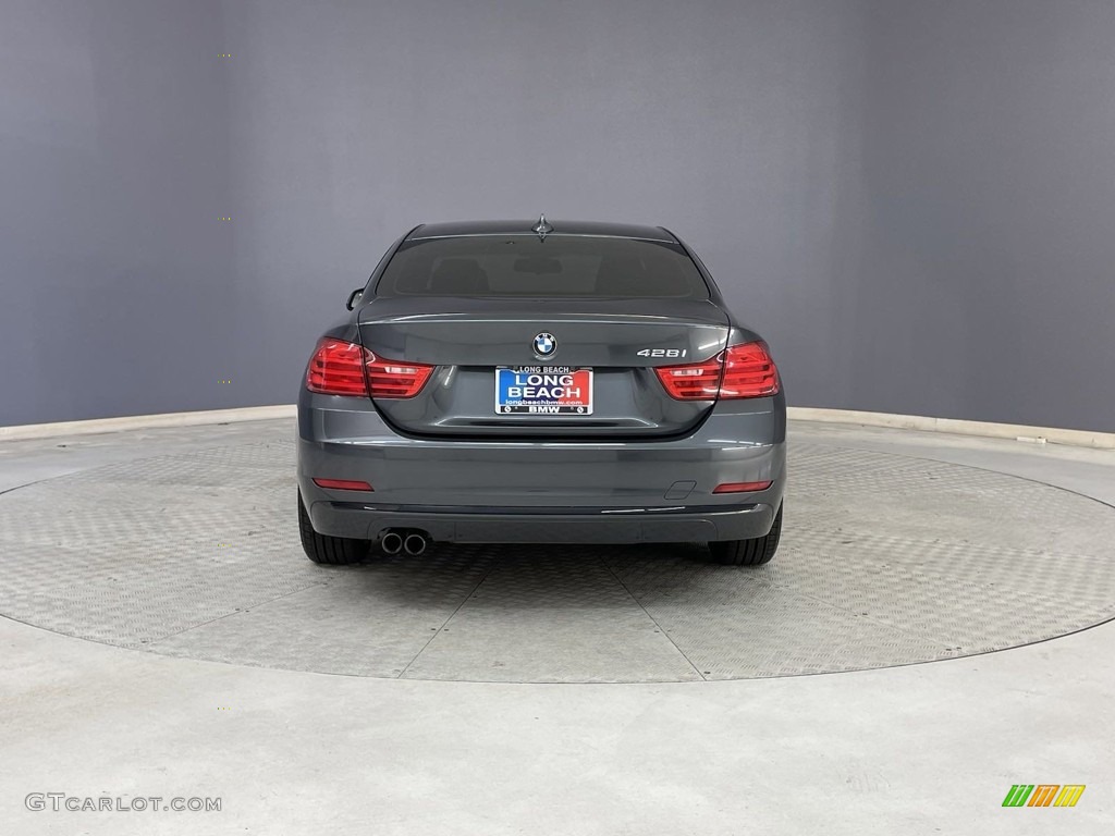 2014 4 Series 428i Coupe - Mineral Grey Metallic / Black photo #4