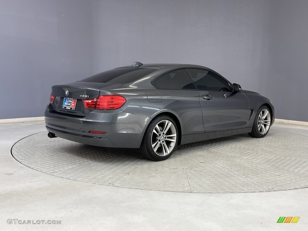 2014 4 Series 428i Coupe - Mineral Grey Metallic / Black photo #5
