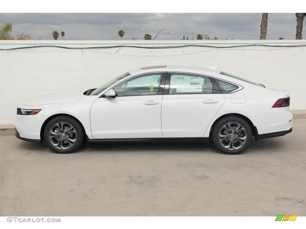 Platinum White Pearl 2024 Honda Accord EX Exterior Photo #146636005